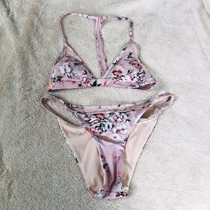 LA Hearts floral bikini